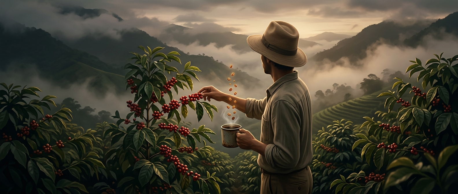 In Colombia, you can pick the beans in your coffee