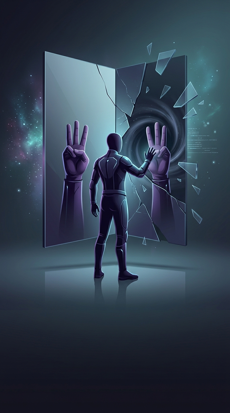 Why do normal household mirrors seem to flip your reflection left-to-right, but mysteriously never top-to-bottom?