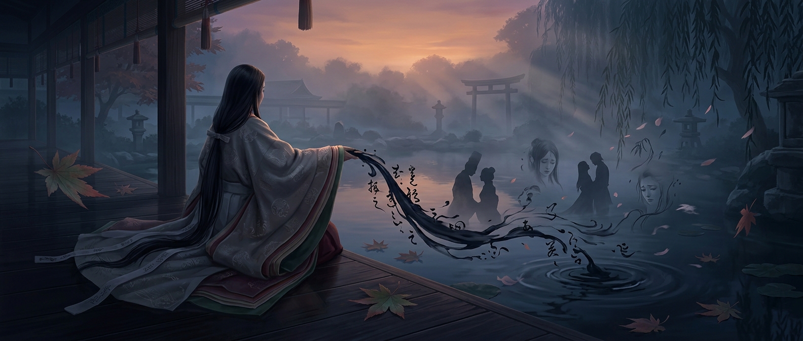 Tale of Genji popularized the tragic romance
