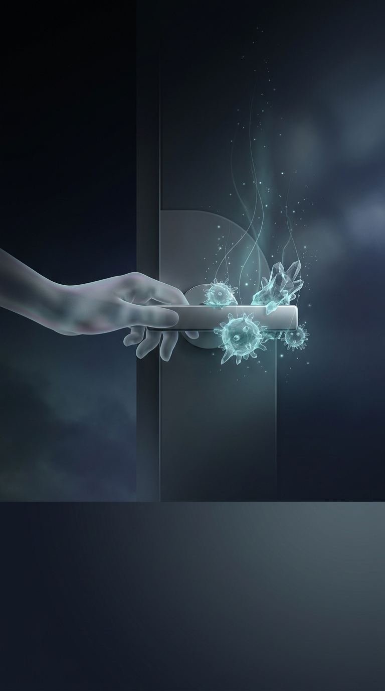 Rhinoviruses, which are responsible for the common cold, can survive on hard indoor surfaces like doorknobs and elevator buttons for up to seven full days.