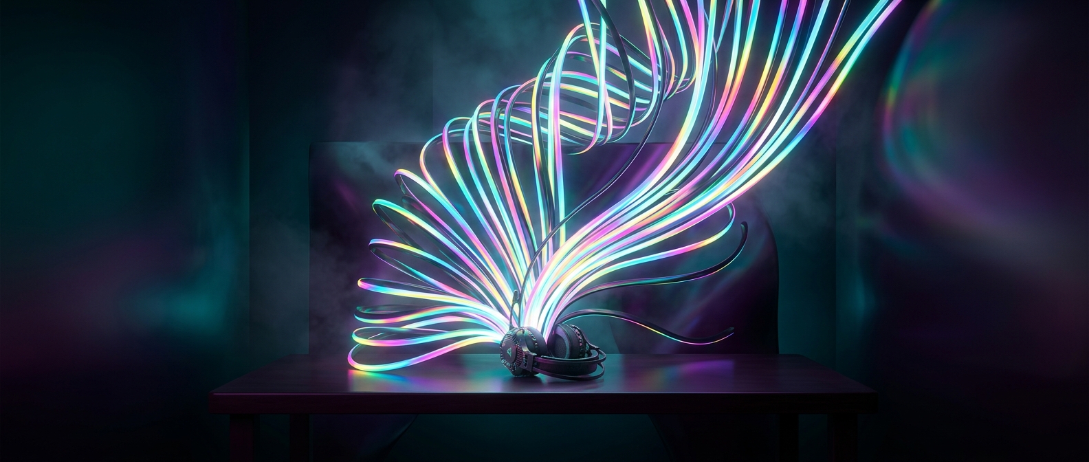 Desk light strips are purely for massive egos