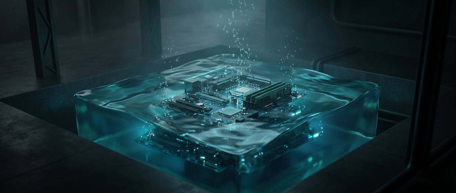 Why a computer can run underwater in mineral oil
