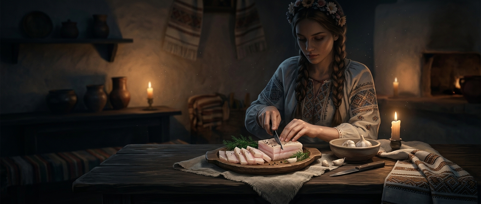 This Ukrainian snack is almost pure pork fat