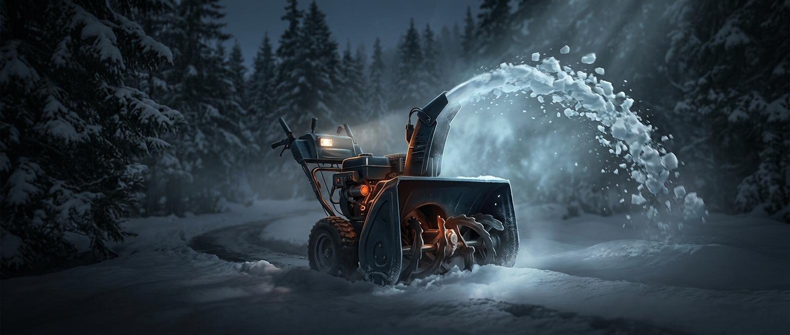 Snowblowers throw snow rather than blow it