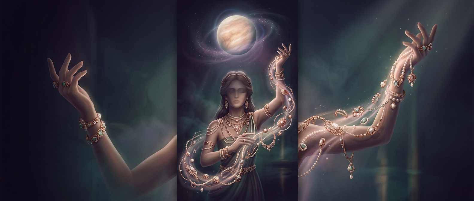 Jewelry is totally governed by Venus