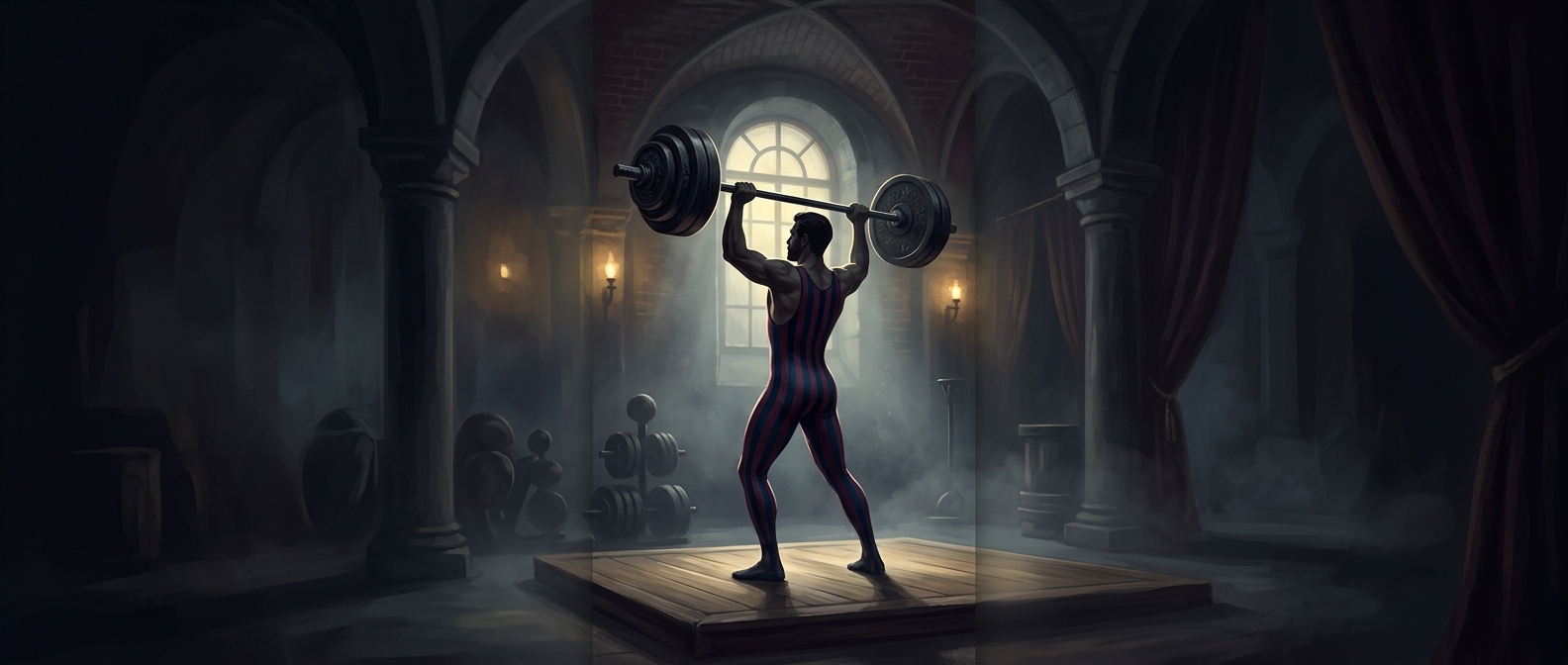 Why Victorian strongmen wore striped leotards