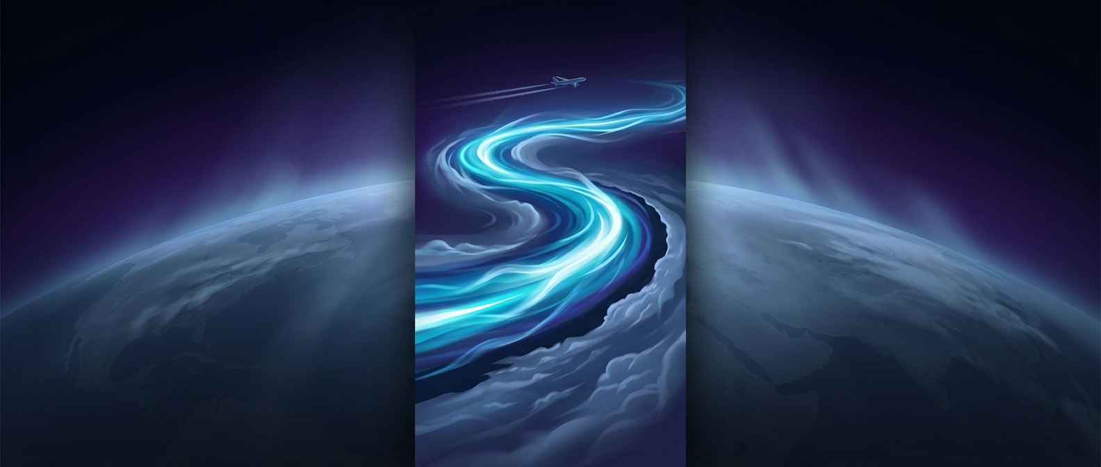 Jet streams are massive high-speed atmospheric rivers