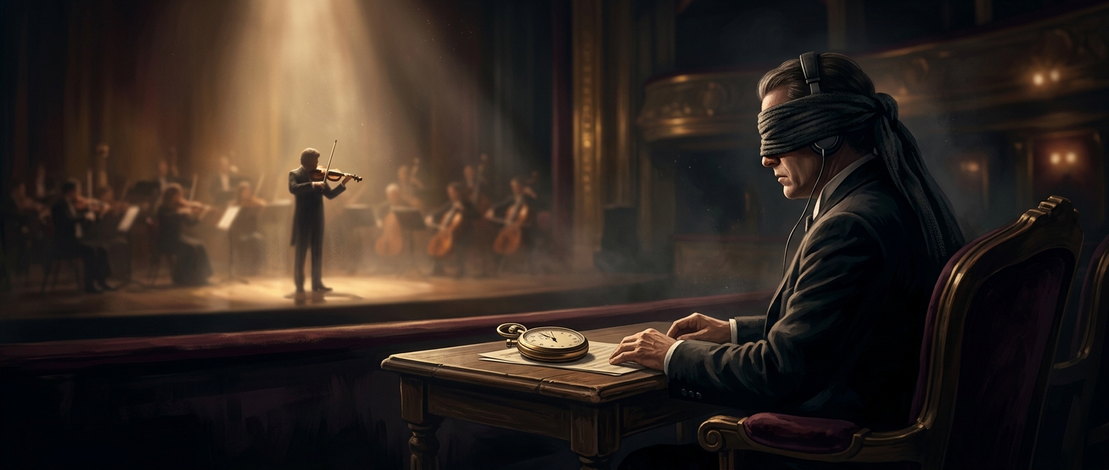 Why orchestras make musicians audition behind a curtain