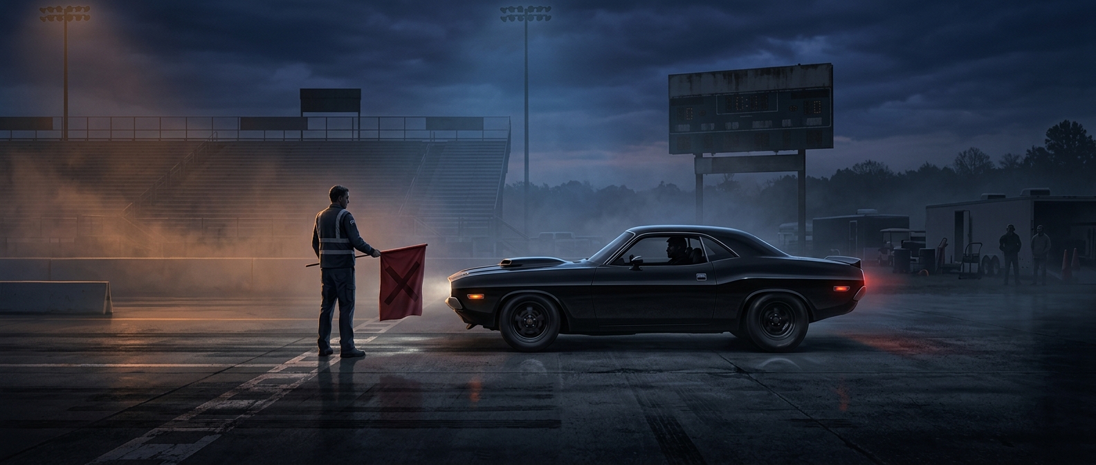 The muscle car banned from drag racing