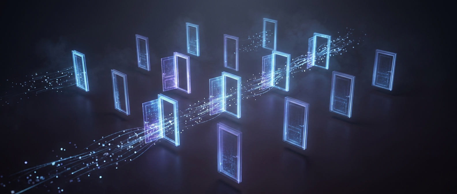 Software ports act as invisible doors for traffic
