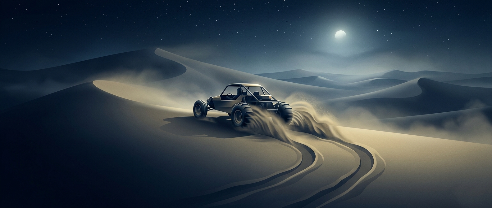 The tires that shovel sand to move