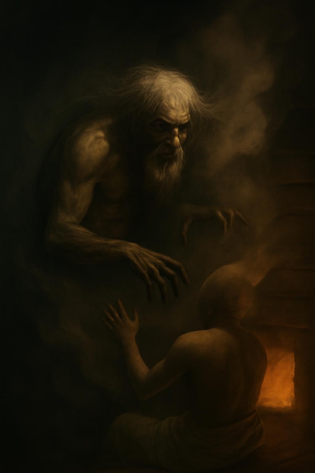 In old Russian tales, even the bathhouse has a spirit, and you do not want to anger him.