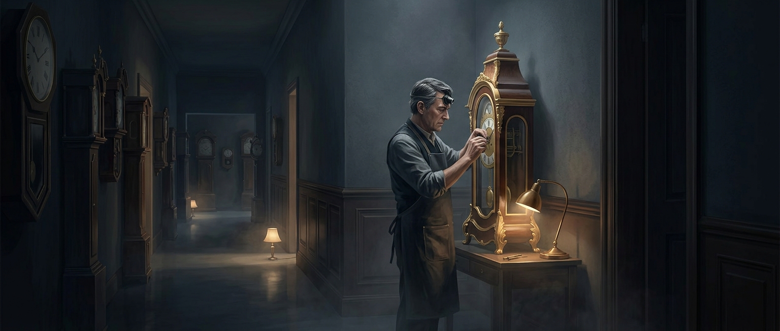 Buckingham Palace has a full-time clockmaker