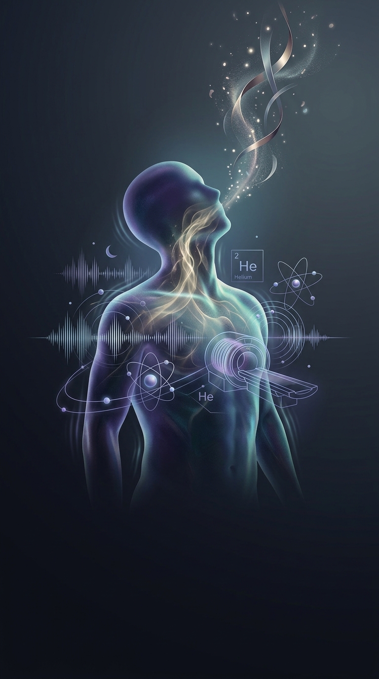 Inhaling helium causes the human voice to sound incredibly high-pitched because sound travels nearly three times faster through helium than it does through normal air.