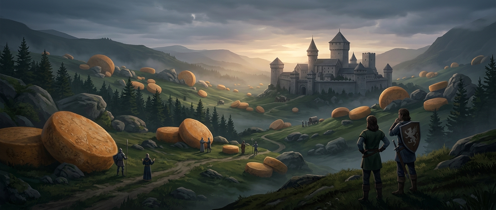 Why Ferelden is littered with giant cheese