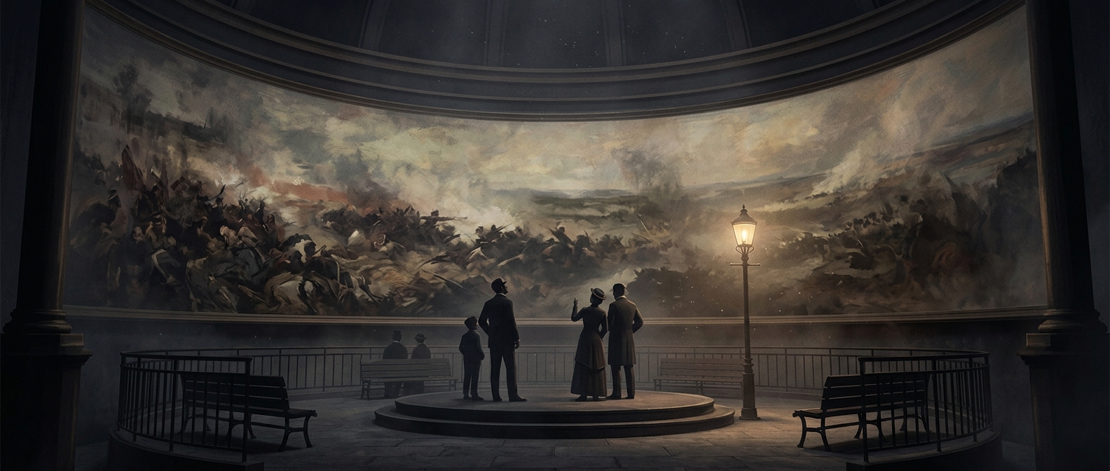 Before movies, audiences stepped inside giant paintings