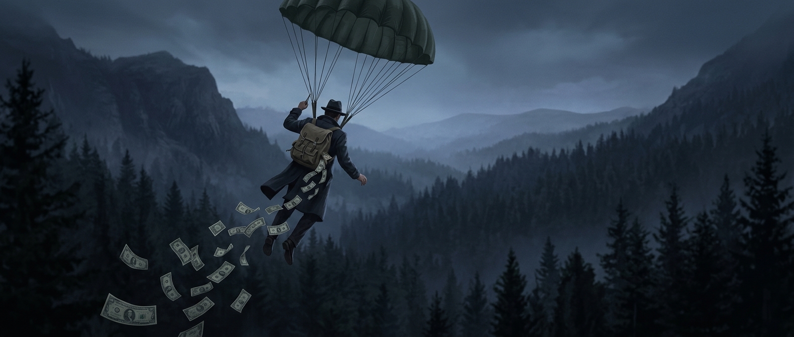 D. B. Cooper's ransom was only $200,000