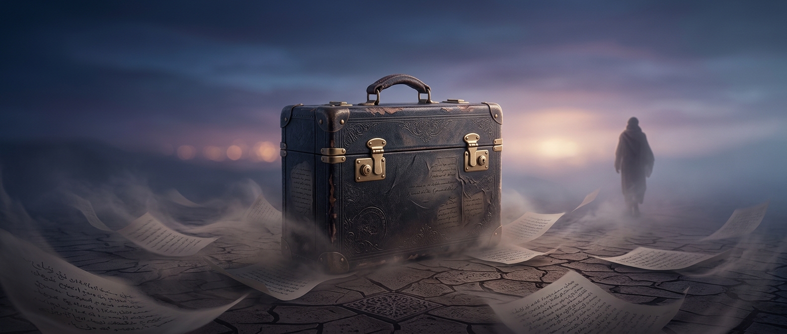 Early rigid suitcases were built from treated paper