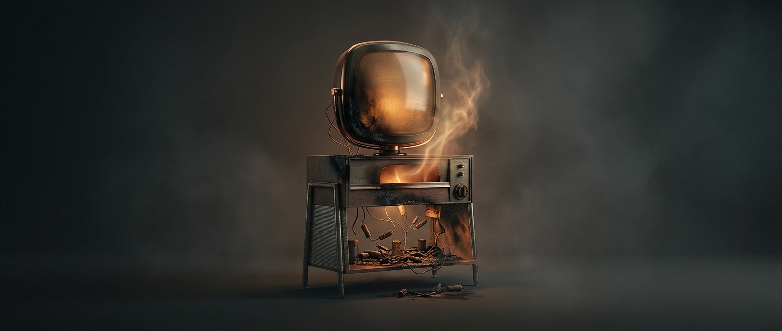 The TV that fried its own circuit boards