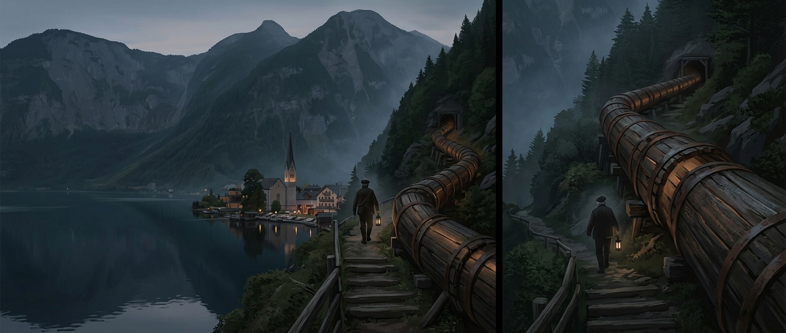 Why Hallstatt sent salt through tree trunks