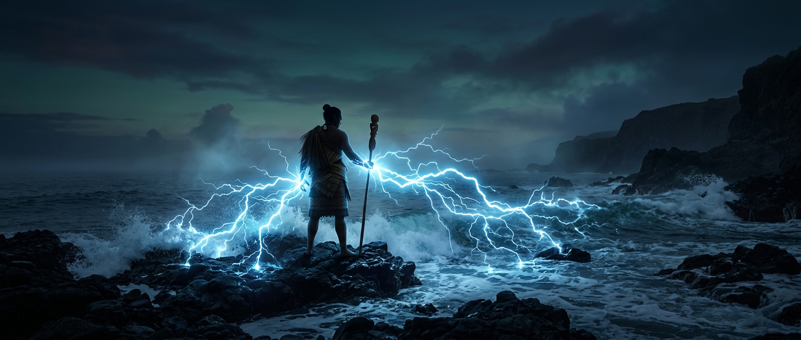 Polynesian mana was viewed as a tangible electrical force