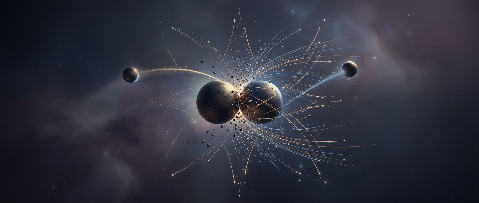 Momentum conservation strictly dictates how objects scatter