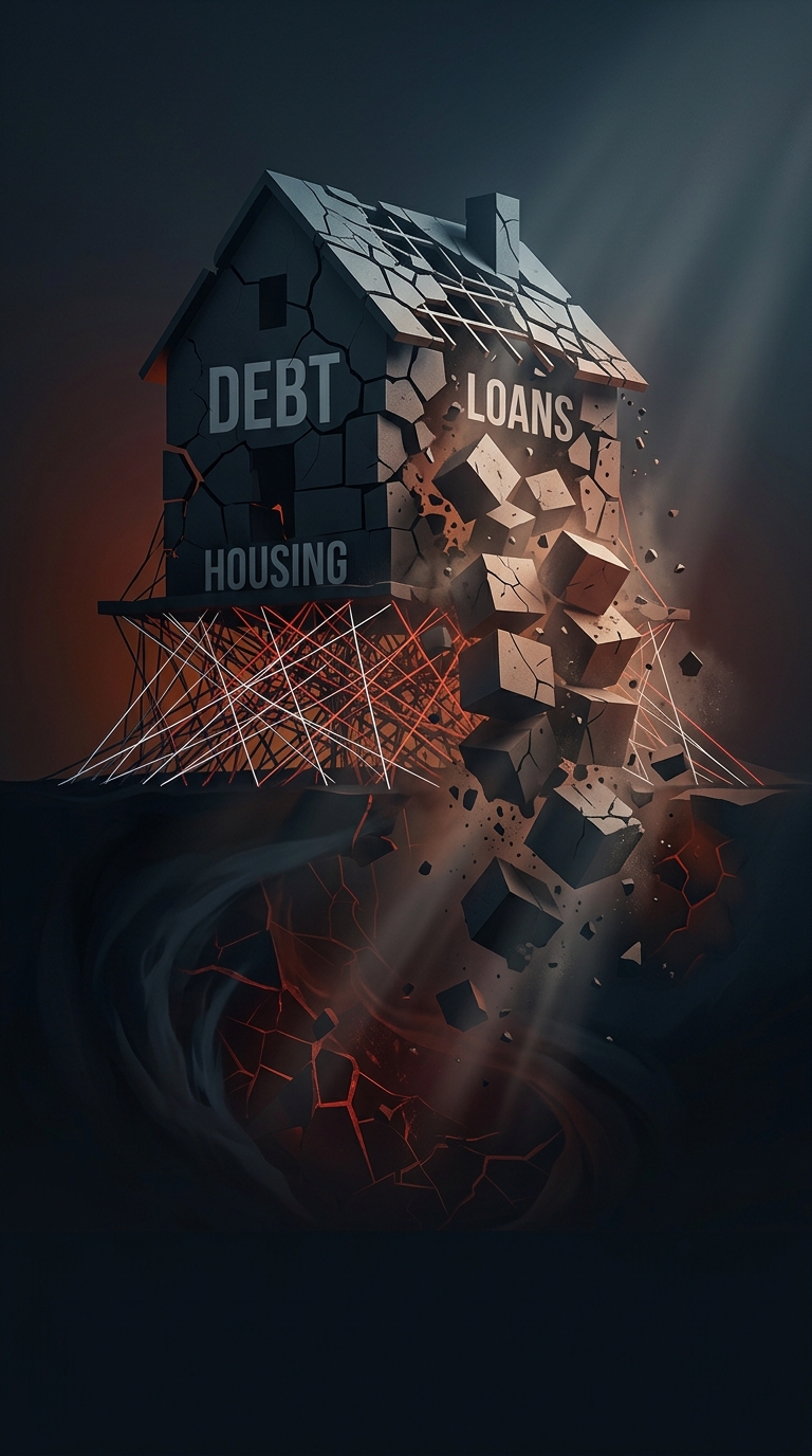 What shocking type of loan directly caused the devastating 2008 global financial crisis?