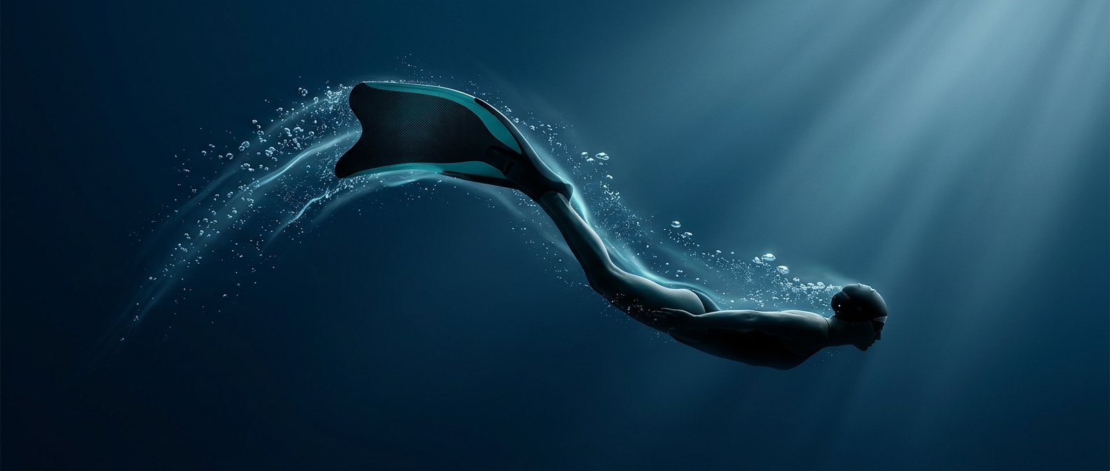 Why monofins make swimmers move like dolphins