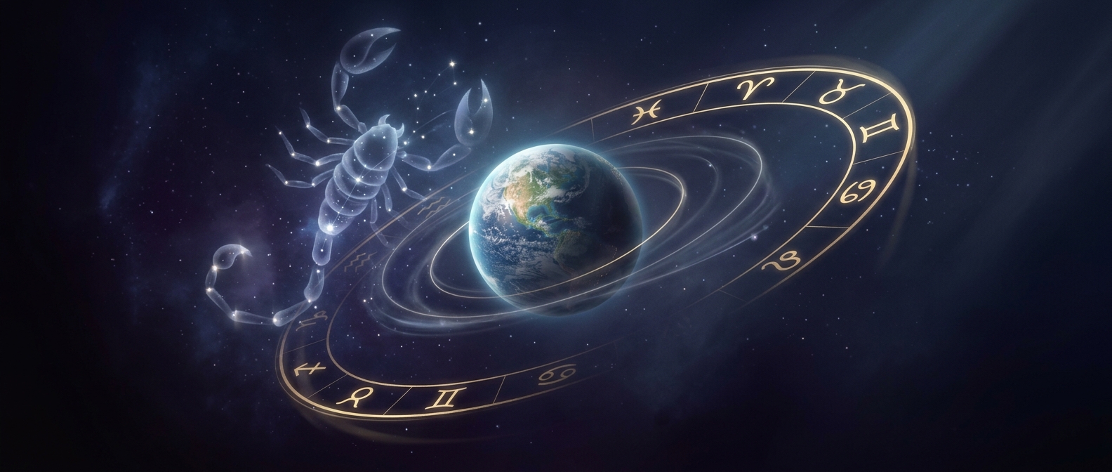 Earth wobbling on its axis means your traditional zodiac sign is off by an entire constellation