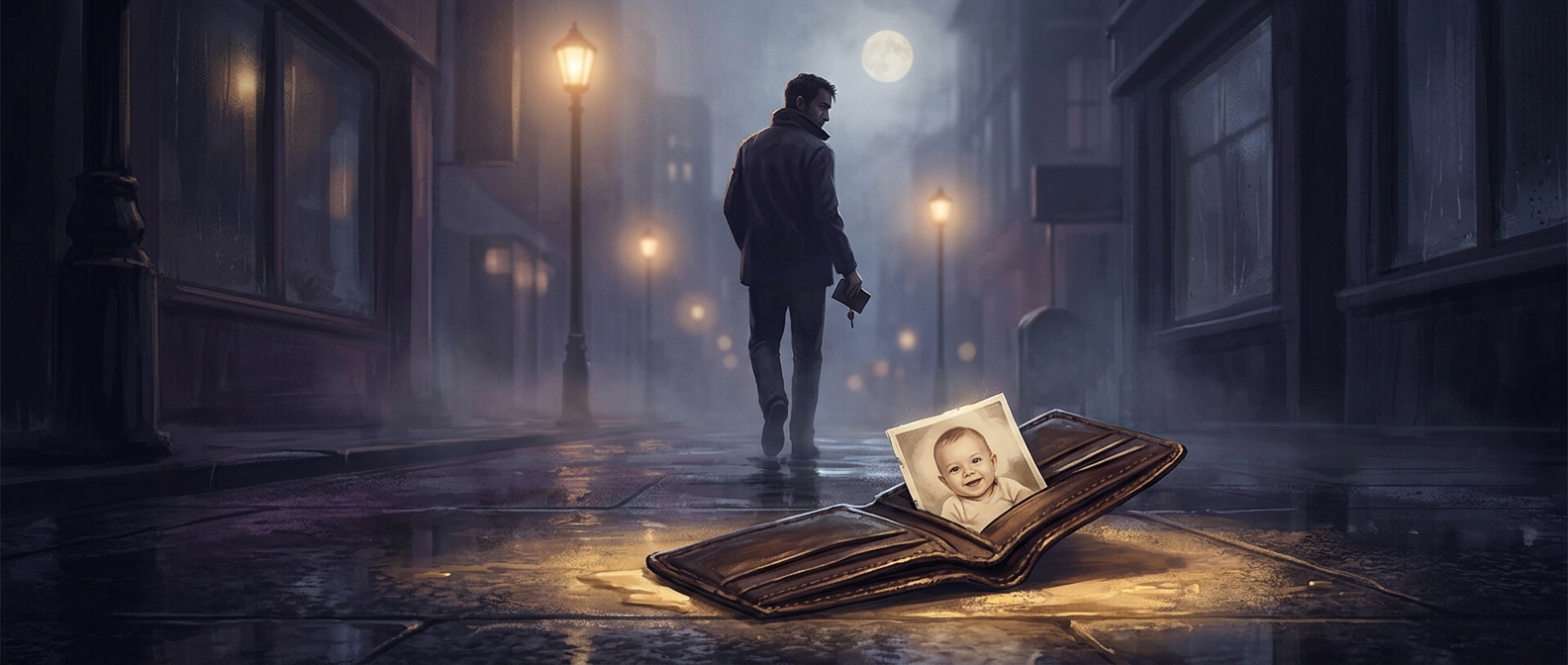 Фото младенца в кошельке повышает шанс его вернуть