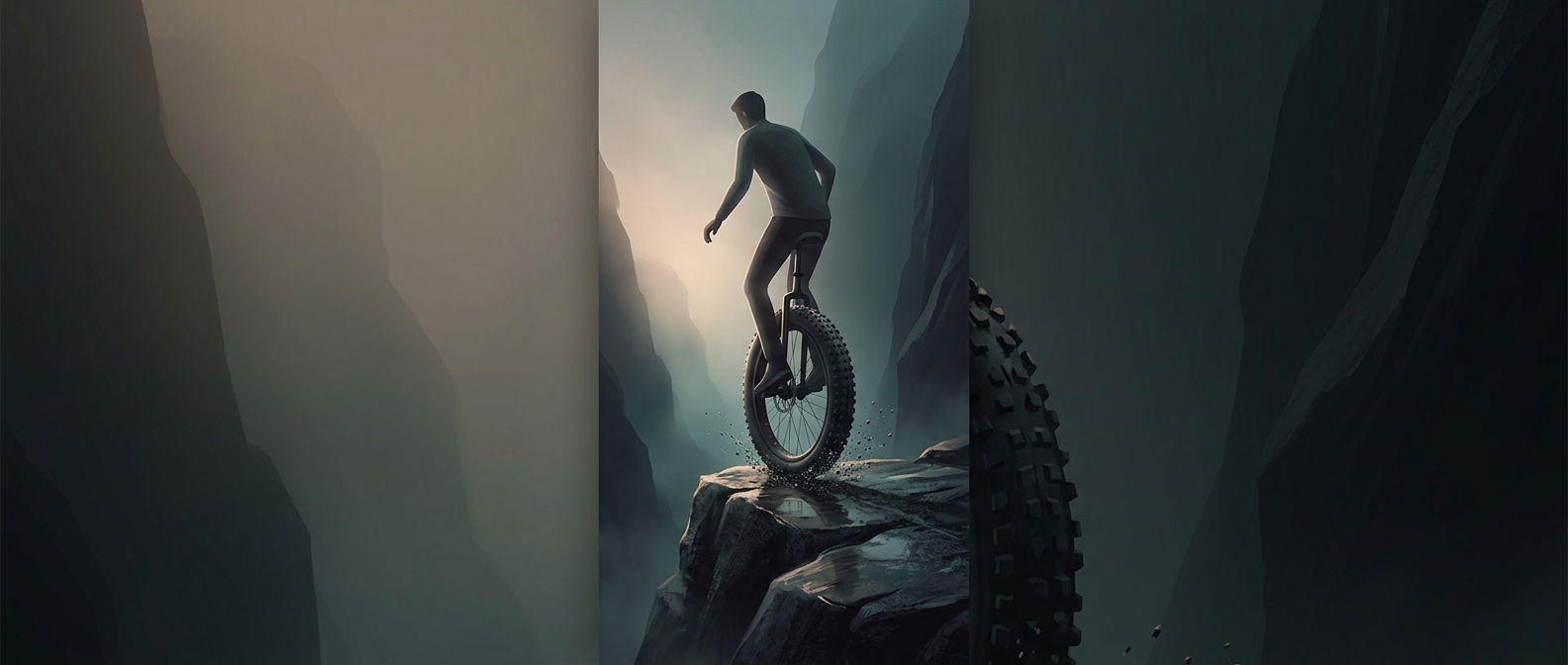 Why anyone would ride a unicycle through the mountains