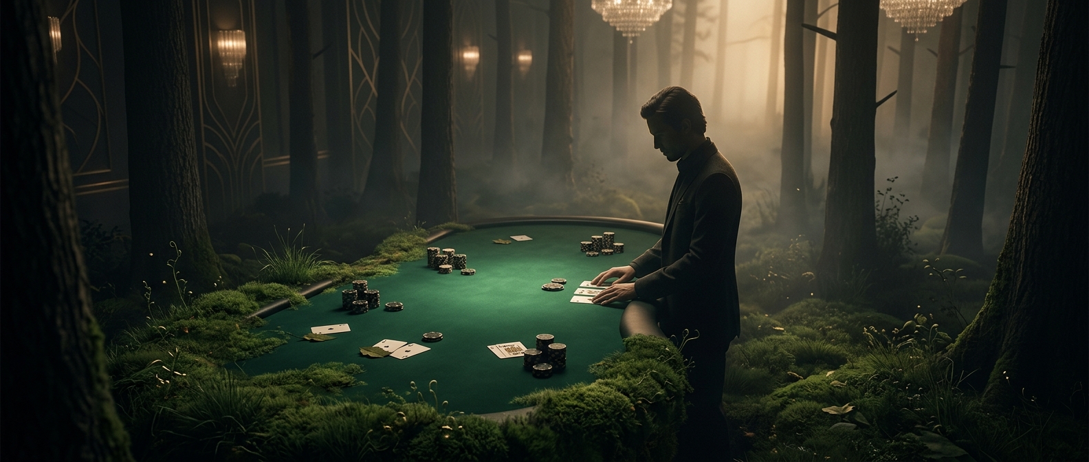 Why gambling tables are covered in green