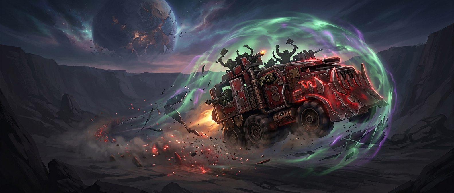 Орки Warhammer верят: красный цвет ускоряет машины