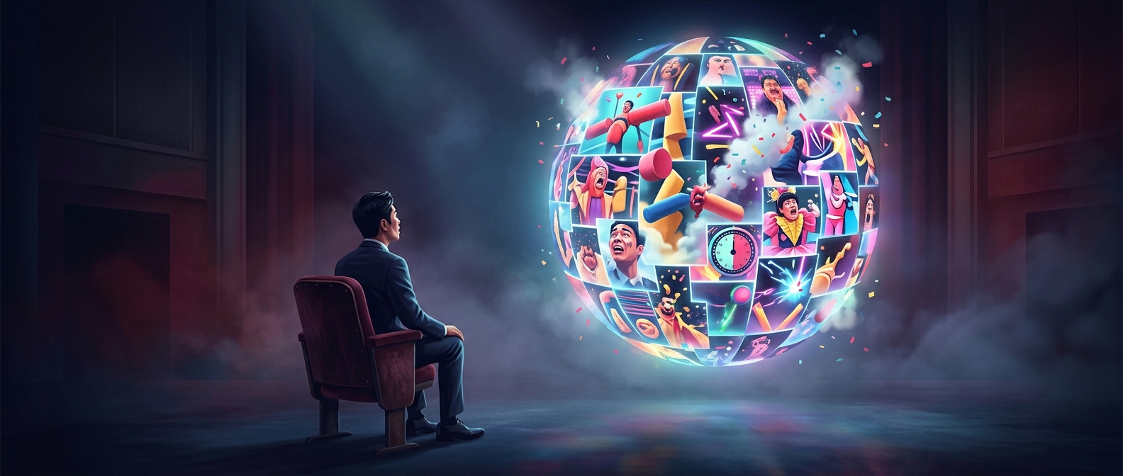 Japanese television features bizarre game shows