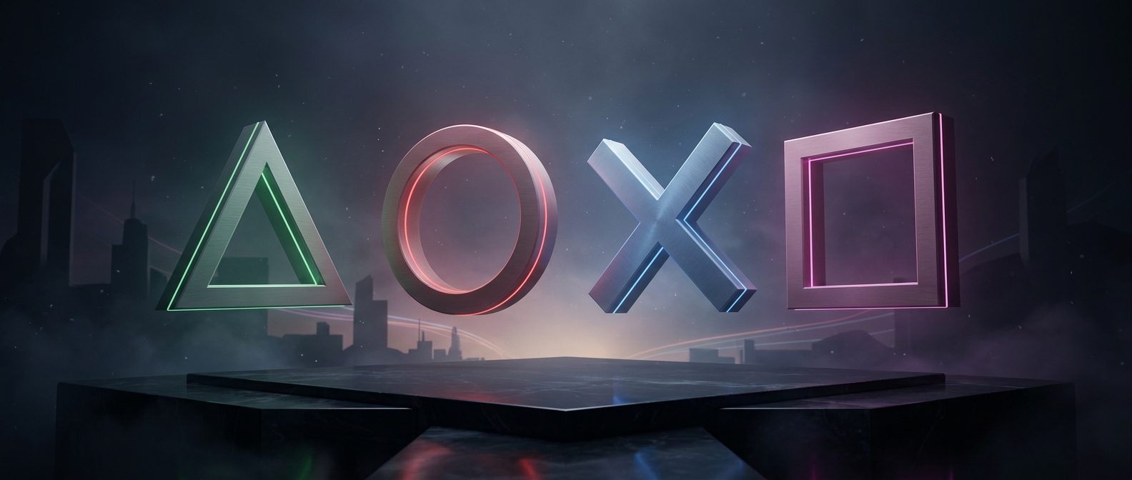 Контроллеры PlayStation используют исключительно геометрические фигуры