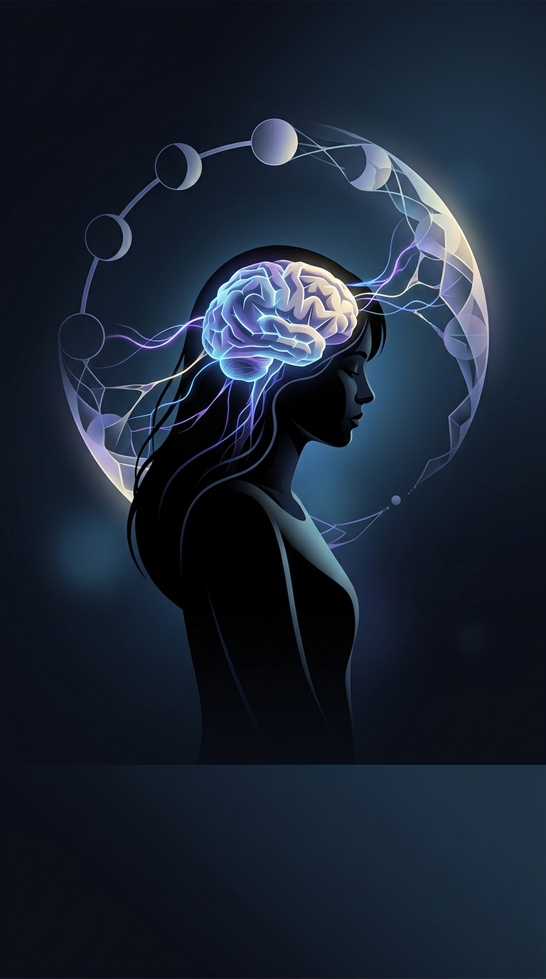 What mind-bending structural change physically happens to a woman’s brain every single month during her cycle?