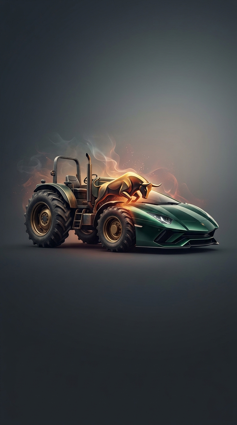 Ferruccio Lamborghini originally built his massive fortune manufacturing tractors from leftover military hardware after the Second World War.