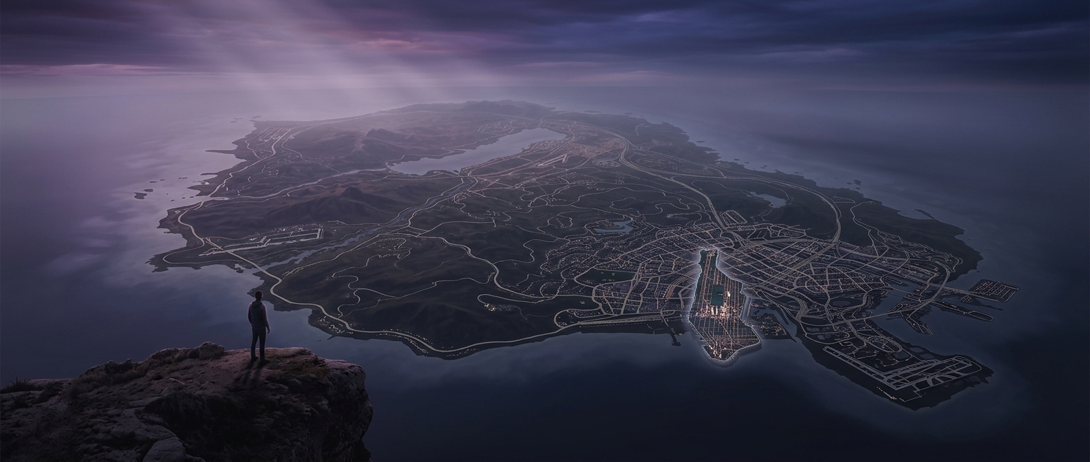 GTA V's map is bigger than real Manhattan