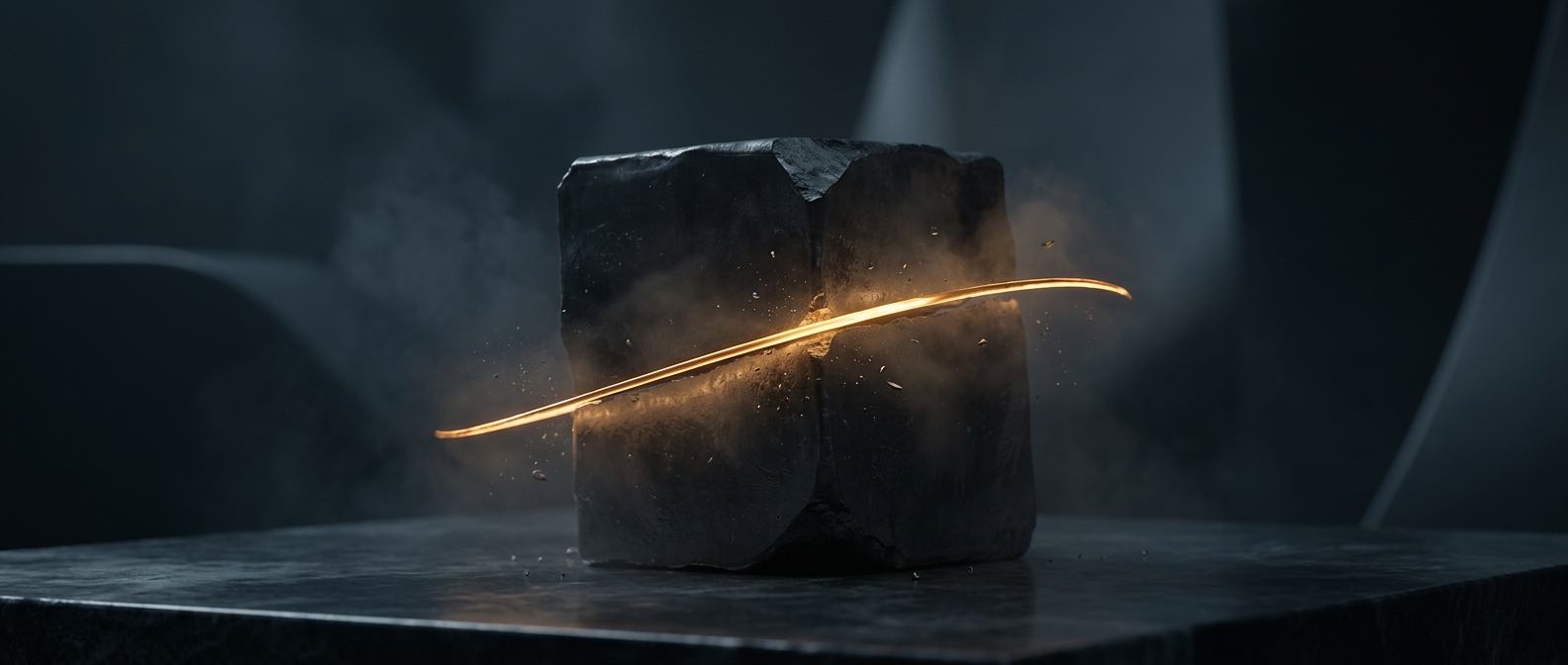 Lead behaves as an incredibly heavy yet easily cut metal
