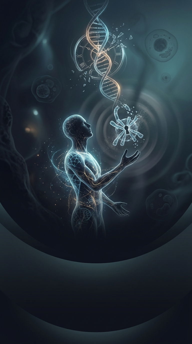 What prevents human beings from technically living forever, purely from a microscopic cellular standpoint?