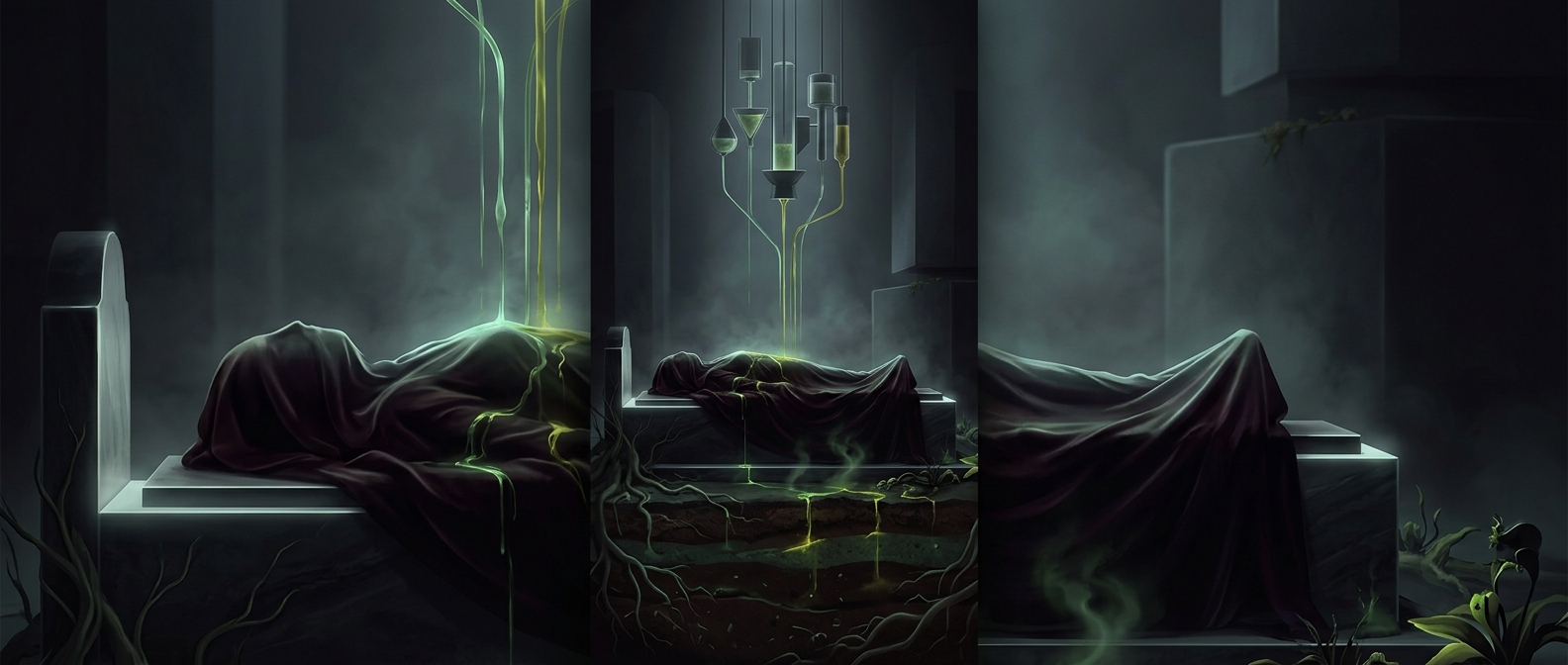How embalming replaces the body's fluids