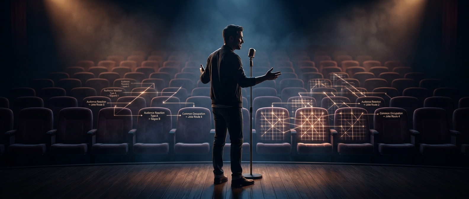 Even stand-up spontaneity can be rehearsed