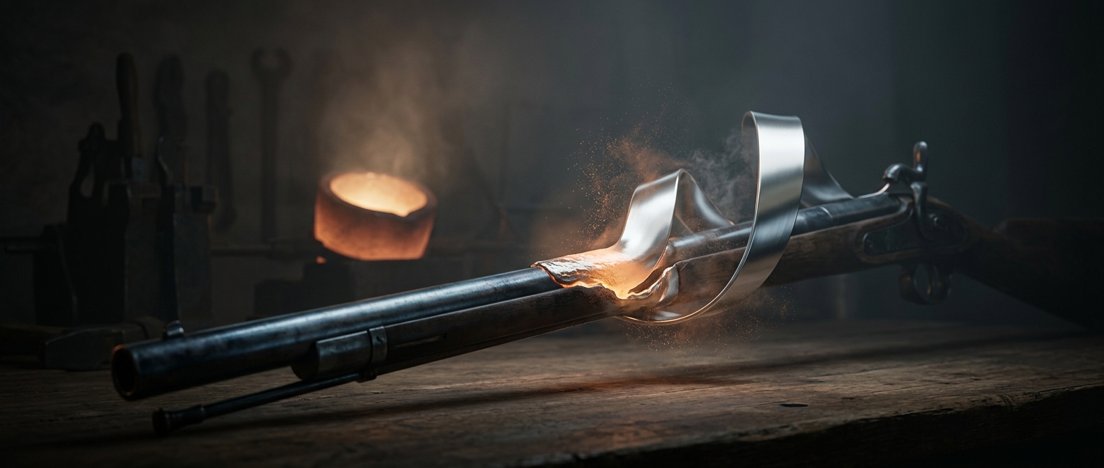 Stainless steel was born from a search for better gun barrels
