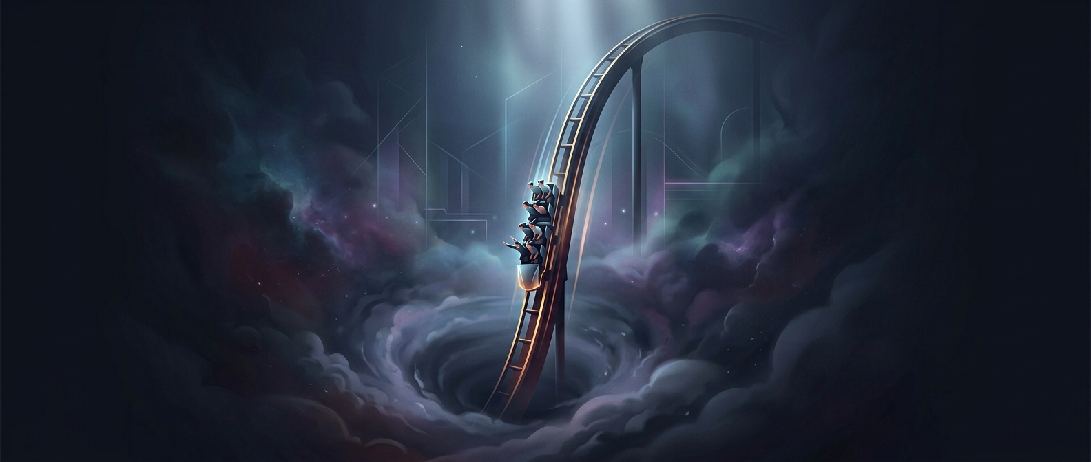 Modern roller coasters manipulate gravity to simulate absolute terror in willing passengers