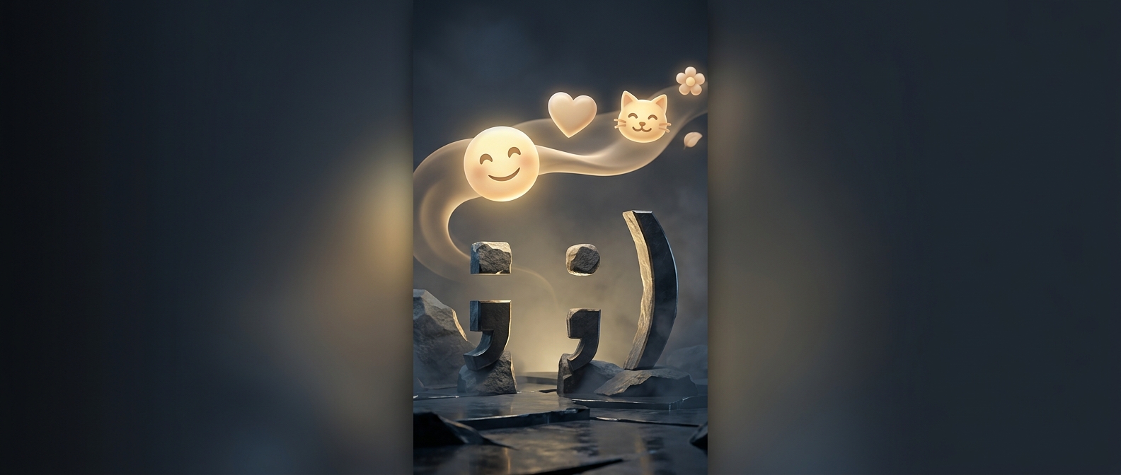 Emojis are pictograms while emoticons use punctuation