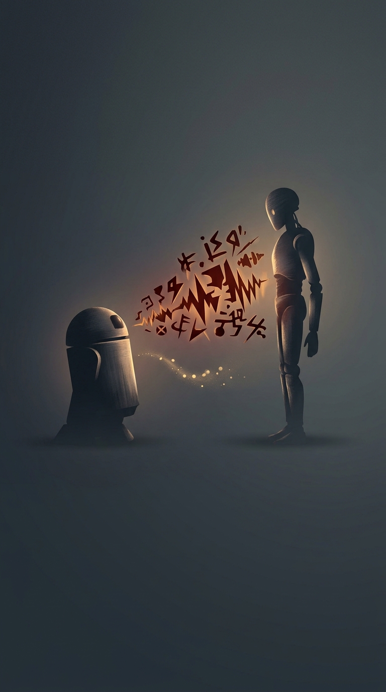 R2-D2 originally spoke fully intelligible English dialogue in the rough drafts of the first Star Wars script, and he spent the vast majority of his time ruthlessly insulting C-3PO.