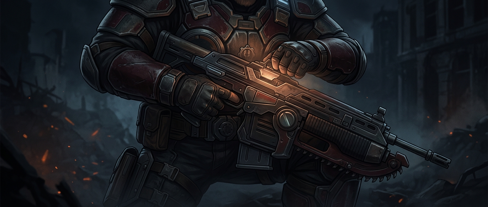 Gears of War makes reloading a timing game