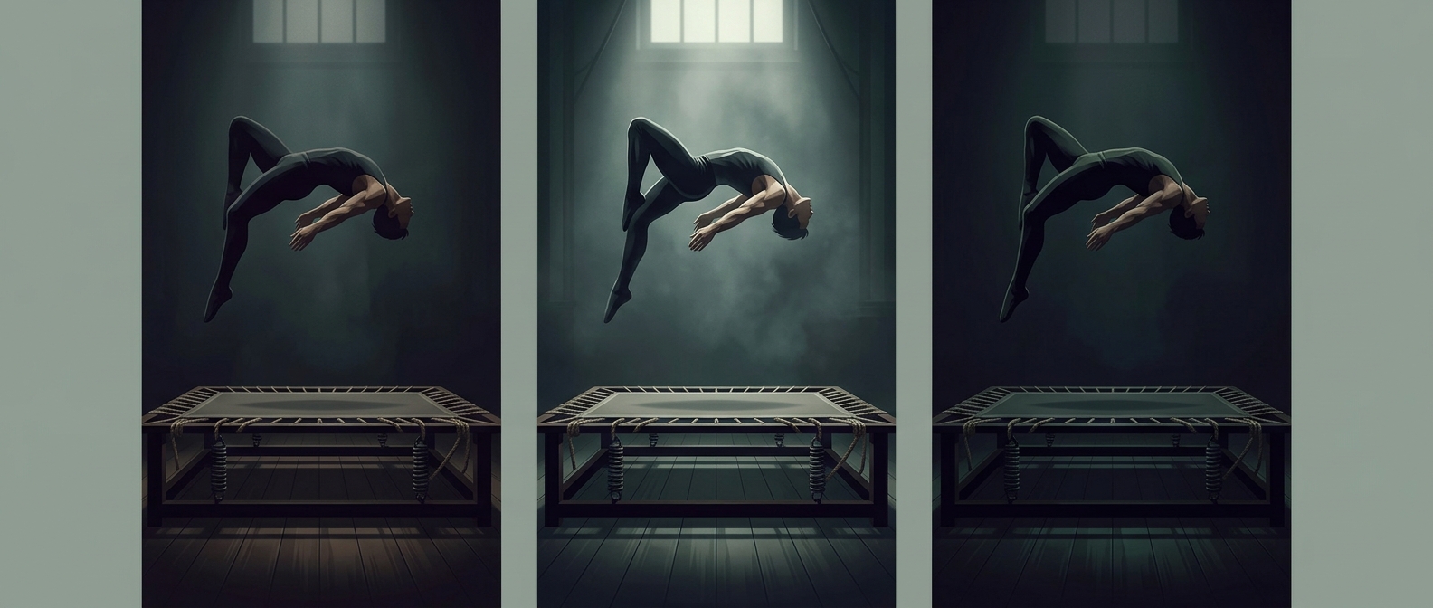 Trampolines began as training tools for acrobats