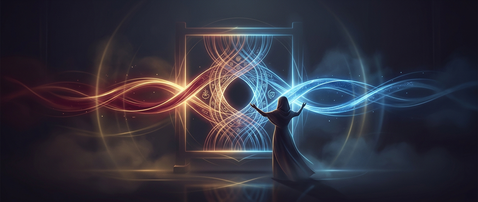 Tantra weaves opposing energetic forces