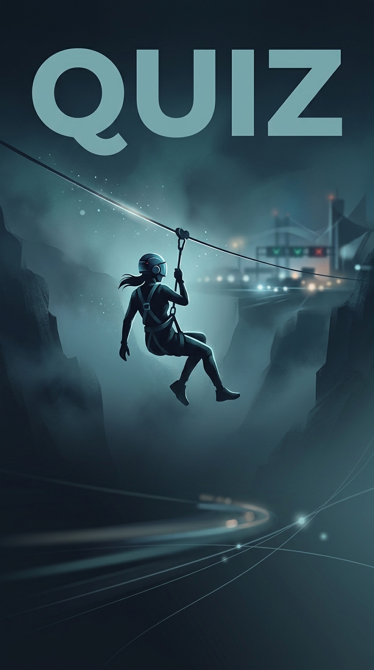 You don't need a train or a car to cross this international border. You can literally just zipline across it.